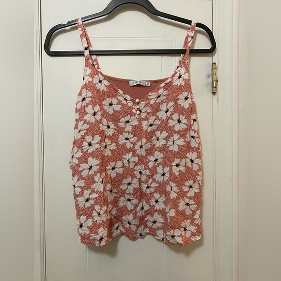 2-Pack Rickis Crop Tops -cotton summer spaghetti strap camisoles tank top size L - Picture 7 of 16